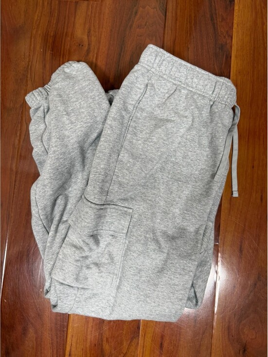 Nike Pants - Nike Sportswear Fleece Grey Joggers Cargo Pants 28" Women's M Pocket DQ5196-063